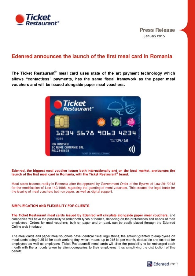 APP TICKET RESTAURANT EDENRED SCARICA